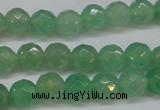 CAJ622 15.5 inches 8mm faceted round green aventurine beads