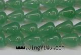 CAJ631 15.5 inches 8*10mm teardrop green aventurine beads