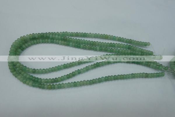 CAJ65 15.5 inches 4*6mm rondelle green aventurine beads wholesale