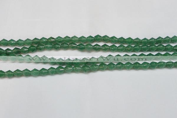 CAJ655 15.5 inches 8*8mm bicone green aventurine beads