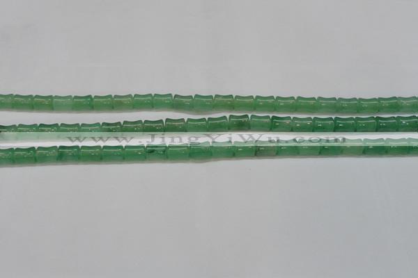 CAJ658 15.5 inches 8*10mm bone green aventurine beads