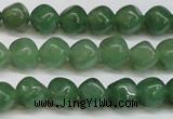 CAJ669 15.5 inches 7*7mm cube green aventurine beads