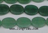 CAJ679 15.5 inches 12*16mm oval green aventurine beads