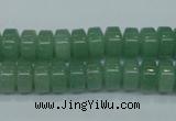 CAJ68 15.5 inches 5*10mm tyre green aventurine beads wholesale