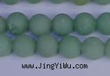 CAJ803 15.5 inches 10mm round matte green aventurine beads wholesale