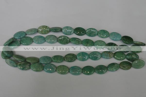 CAM1021 15.5 inches 13*18mm oval natural Russian amazonite beads