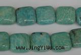 CAM1027 15.5 inches 14*14mm square natural Russian amazonite beads