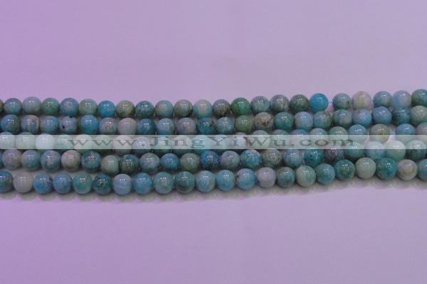 CAM1251 15.5 inches 6mm round natural Russian amazonite beads