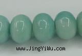 CAM128 15.5 inches 13*18mm rondelle amazonite gemstone beads