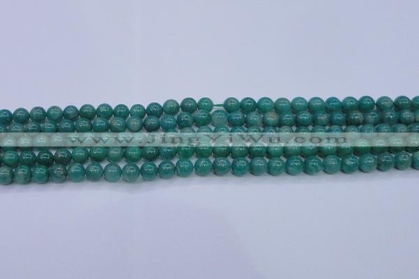 CAM1301 15.5 inches 6mm round natural Russian amazonite beads