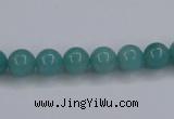 CAM135 15.5 inches 8mm round amazonite gemstone beads wholesale