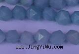 CAM1417 15.5 inches 8mm faceted nuggets Chinese amazonite beads