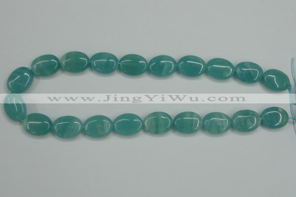 CAM148 15.5 inches 15*20mm oval amazonite gemstone beads wholesale