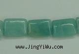 CAM150 15.5 inches 12*16mm rectangle amazonite gemstone beads