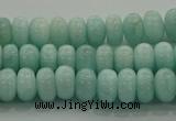 CAM1531 15.5 inches 4*6mm rondelle natural peru amazonite beads
