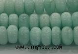 CAM1532 15.5 inches 5*8mm rondelle natural peru amazonite beads