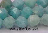 CAM1624 15.5 inches 12mm faceted nuggets amazonite gemstone beads