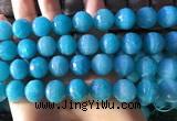 CAM1673 15.5 inches 13.5mm faceted round amazonite gemstone beads