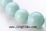 CAM24 17 inches different sizes round natural amazonite beads