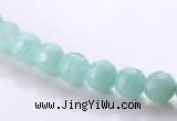 CAM26 faceted round 6mm natural amazonite stone beads wholesale