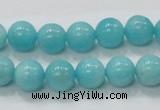 CAM316 15.5 inches 8mm round natural peru amazonite beads wholesale