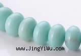 CAM35 natural amazonite 8*12mm rondelle gemstone beads Wholesale