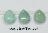 CAM416 15.5 inches 13*18mm flat teardrop natural russian amazonite beads