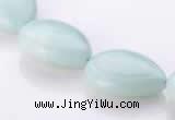 CAM49 flat teardrop 15*20mm natural amazonite beads Wholesale