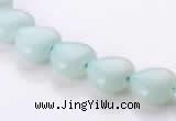 CAM53 10*10mm heart natural amazonite gemstone beads Wholesale
