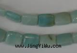 CAM628 15.5 inches 8*10mm rectangle Chinese amazonite gemstone beads