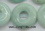 CAM654 15.5 inches 31mm donut amazonite beads wholesale