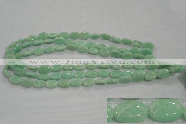 CAM858 15.5 inches 10*14mm oval natural Russian amazonite beads