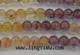 CAN101 15.5 inches 4mm round ametrine beads wholesale