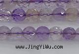 CAN106 15.5 inches 4.5mm faceted round ametrine gemstone beads
