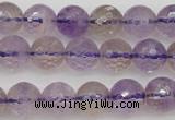 CAN152 15.5 inches 8mm faceted round natural ametrine beads