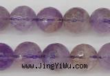 CAN153 15.5 inches 10mm faceted round natural ametrine beads