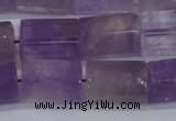 CAN182 15.5 inches 13*18mm faceted tube natural ametrine beads