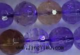CAN226 15.5 inches 9mm faceted round ametrine beads wholesale