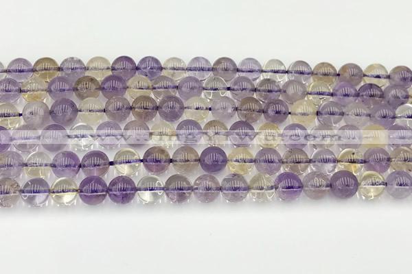 CAN261 15.5 inches 8mm round ametrine gemstone beads