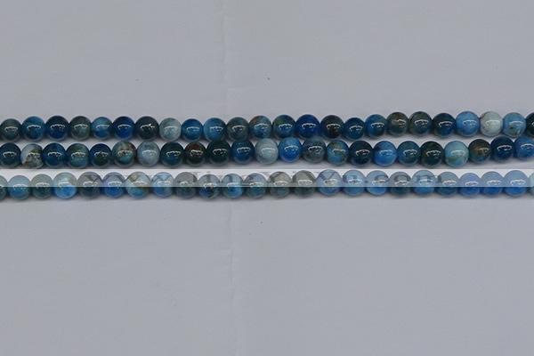 CAP411 15.5 inches 6mm round apatite gemstone beads wholesale