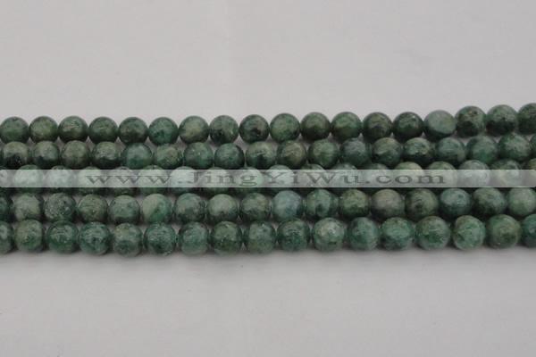 CAP501 15.5 inches 8mm round natual green apatite beads