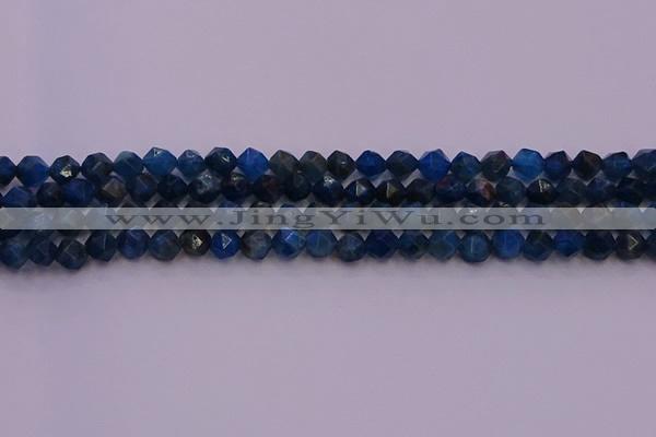 CAP561 15.5 inches 6mm faceted nuggets apatite gemstone beads