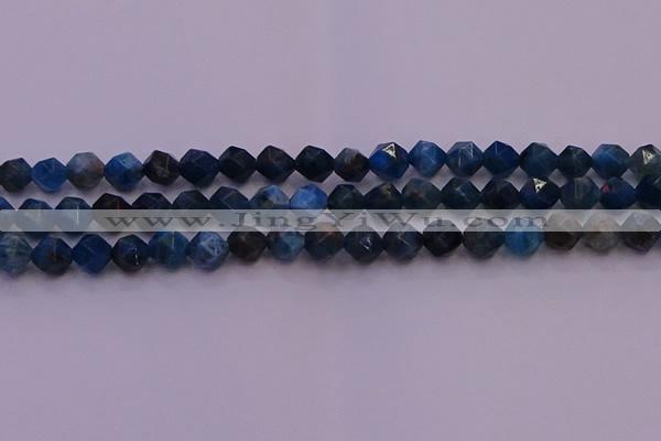 CAP562 15.5 inches 8mm faceted nuggets apatite gemstone beads
