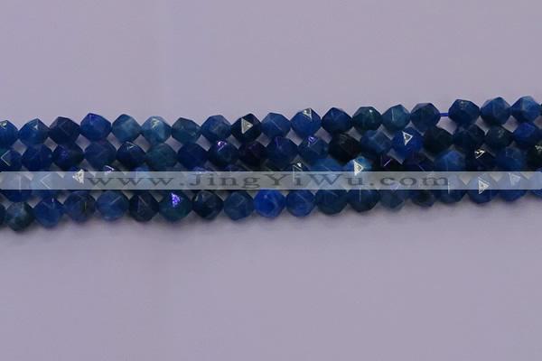 CAP571 15.5 inches 6mm faceted nuggets apatite gemstone beads