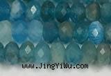CAP624 15.5 inches 2.5*4mm faceted rondelle apatite beads