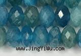 CAP625 15.5 inches 4*6mm faceted rondelle apatite beads