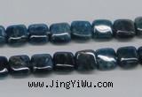 CAP70 15.5 inches 8*8mm square dyed apatite gemstone beads wholesale