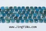 CAP701 15.5 inches 8mm faceted square apatite beads