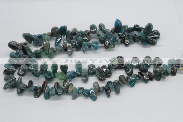 CAP73 15.5 inches 10*20mm nugget dyed apatite gemstone beads wholesale