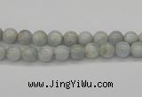 CAQ100 15.5 inches 4mm round AB grade natural aquamarine beads
